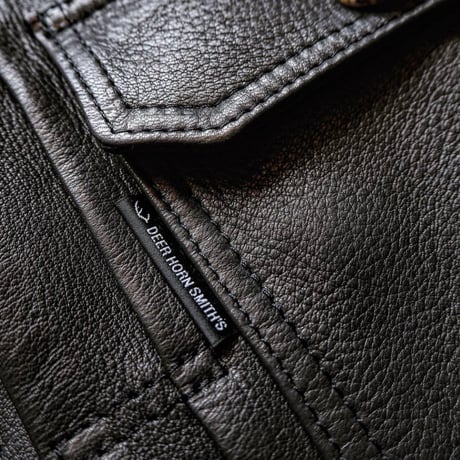 HBHS × DEER HORN SMITH'S /  TYPE-1 LEATHER JACKET "Ezo Deer Leather"