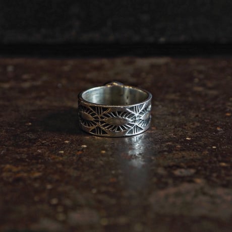 Henry Mariano ／  STAM WORK TURQUOISE RING -Turquoise Mountain- "27"