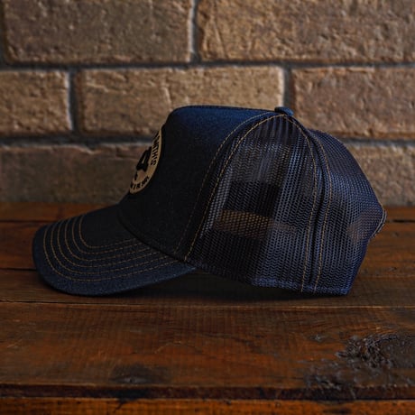 DEER HORN SMITH'S / Logo Mesh Cap ”DENIM”