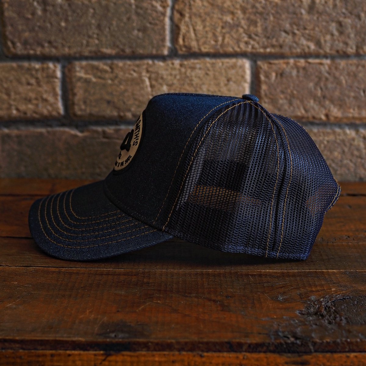 DEER HORN SMITH'S / Logo Mesh Cap ”DENIM” | CAL DEER HORN SMITH'S / Logo Mesh Cap ”DENIM” | CAL
