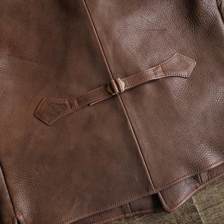 DEERHORNSMITH'S／ROUND NECK VEST "EZODEER LEATHER"