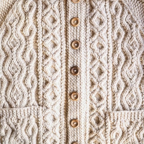 INVERALLAN / 3A LUMBER CARDIGAN "WHITE"