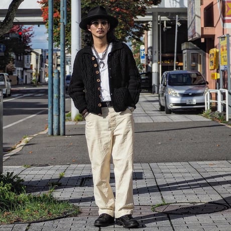 INVERALLAN / 3A LUMBER CARDIGAN "BLACK"