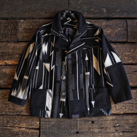 Earth spirit Original / WOOL BLANKET JACKET -XL-