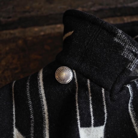 Earth spirit Original / PATCHWORK WOOL BLANKET JACKET -CH-Special-