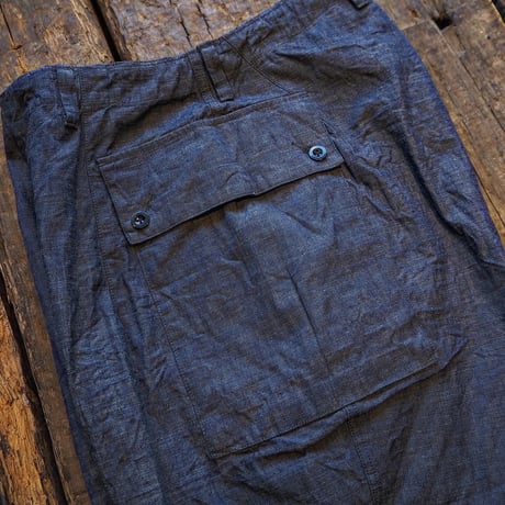 HIGH COUNT 8OZ CHAMBRAY MLITARY PANTS