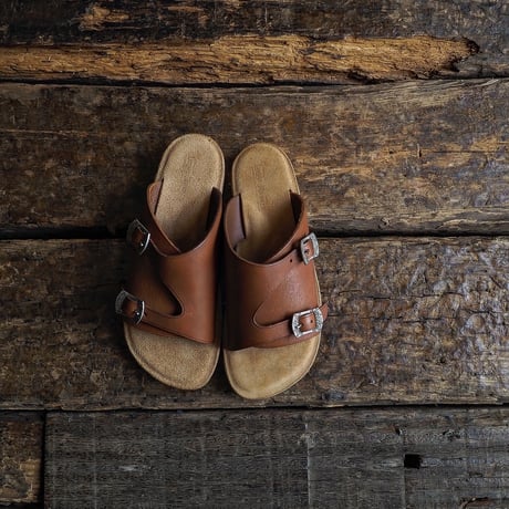 LIGHT MARKER ／ DOUBLE MONK STRAP SANDAL -Special Buckle-