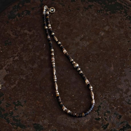 DUCK TAIL ／Heishi Beads Necklace "CH Custom"