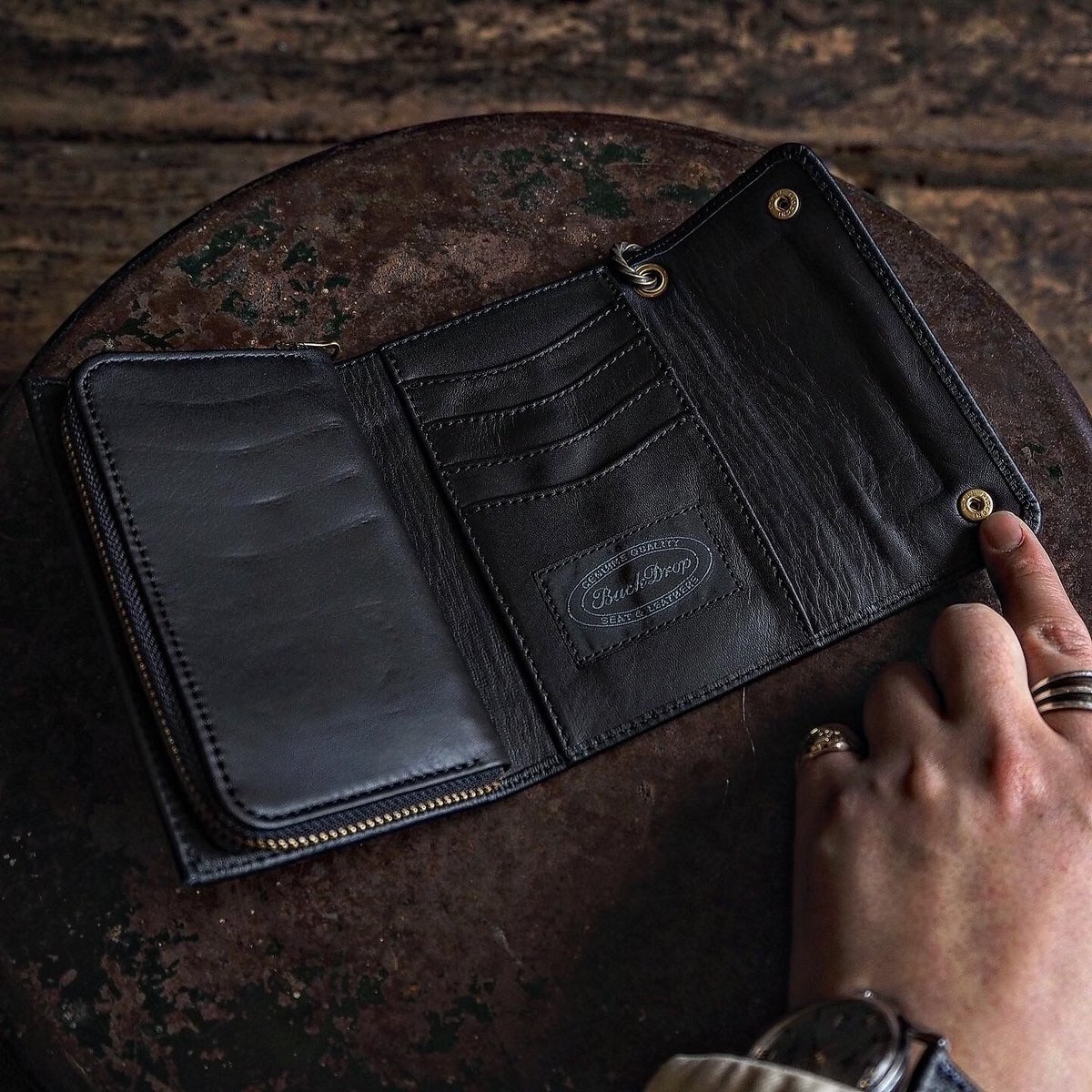 BACKDROP Leathers × BALLISTICS WALLET BALLISTICS Ballistics×BACKDROP Leathers バリスティクス