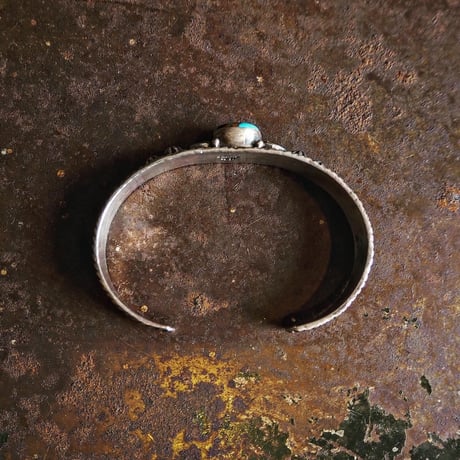Randy Boyd / Turquoise Stamp Work Bangle
