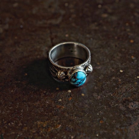 Henry Mariano ／  STAM WORK TURQUOISE RING -Turquoise Mountain- "24"