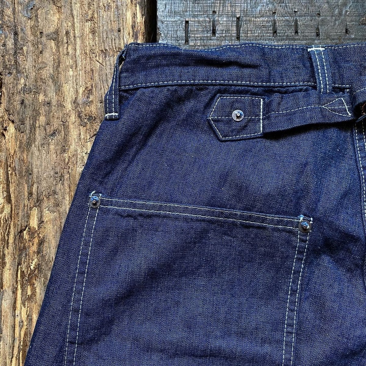 FULLCOUNT / PW Denim Cinch Back Work Pants | CA