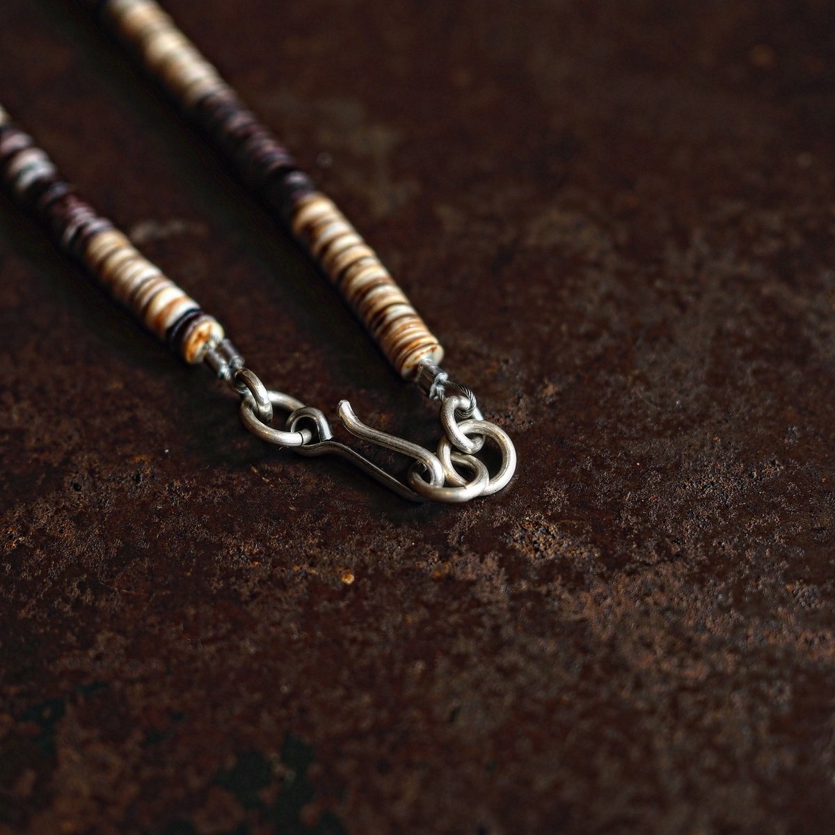 DUCK TAIL /Heishi Beads Necklace DUCK TAIL /Heishi Beads Necklace