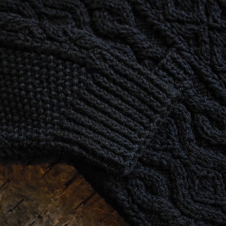 INVERALLAN / 3A LUMBER CARDIGAN "BLACK"