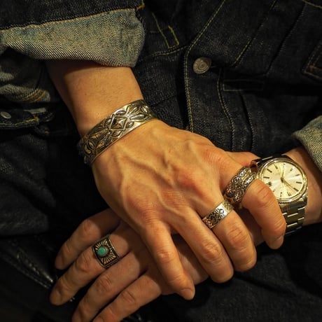 RAY ADAKAI / Double Stamp Bangle