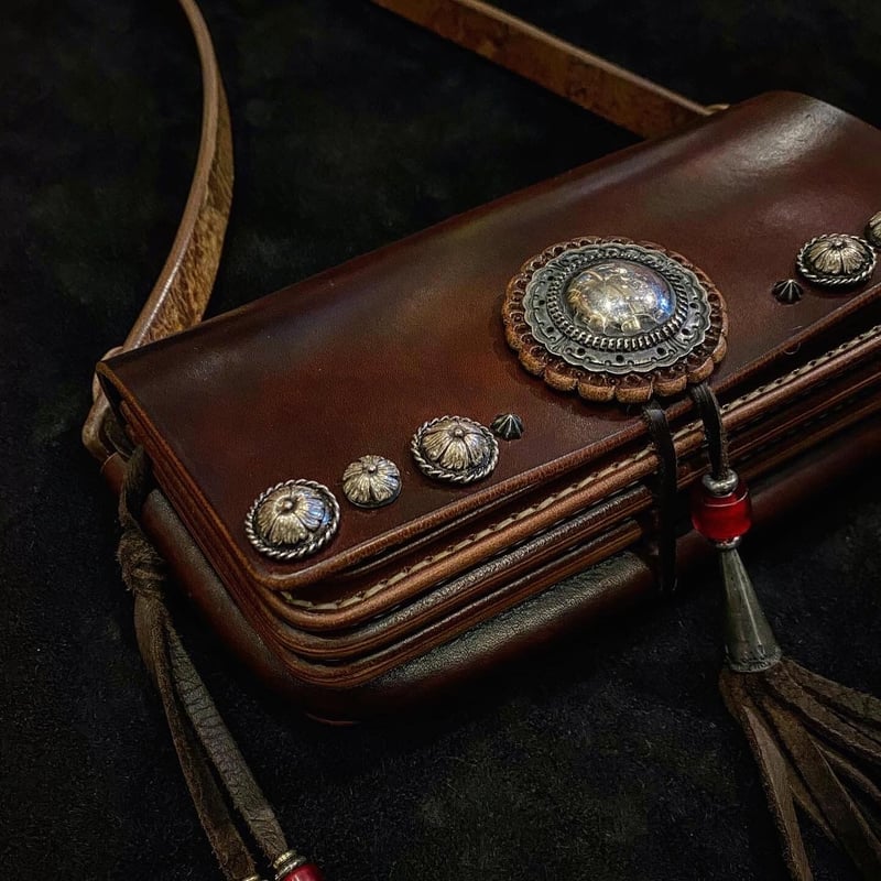 梟唄 OWLSONG オウルソング サドルレザー 二つ折り ウォレット 梟唄OWLSONG / SHOULDER WALLET (Special) | CALIFOR