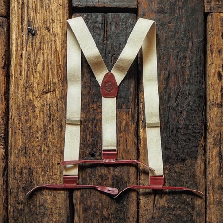 FULLCOUNT / Suspenders "Ecru"