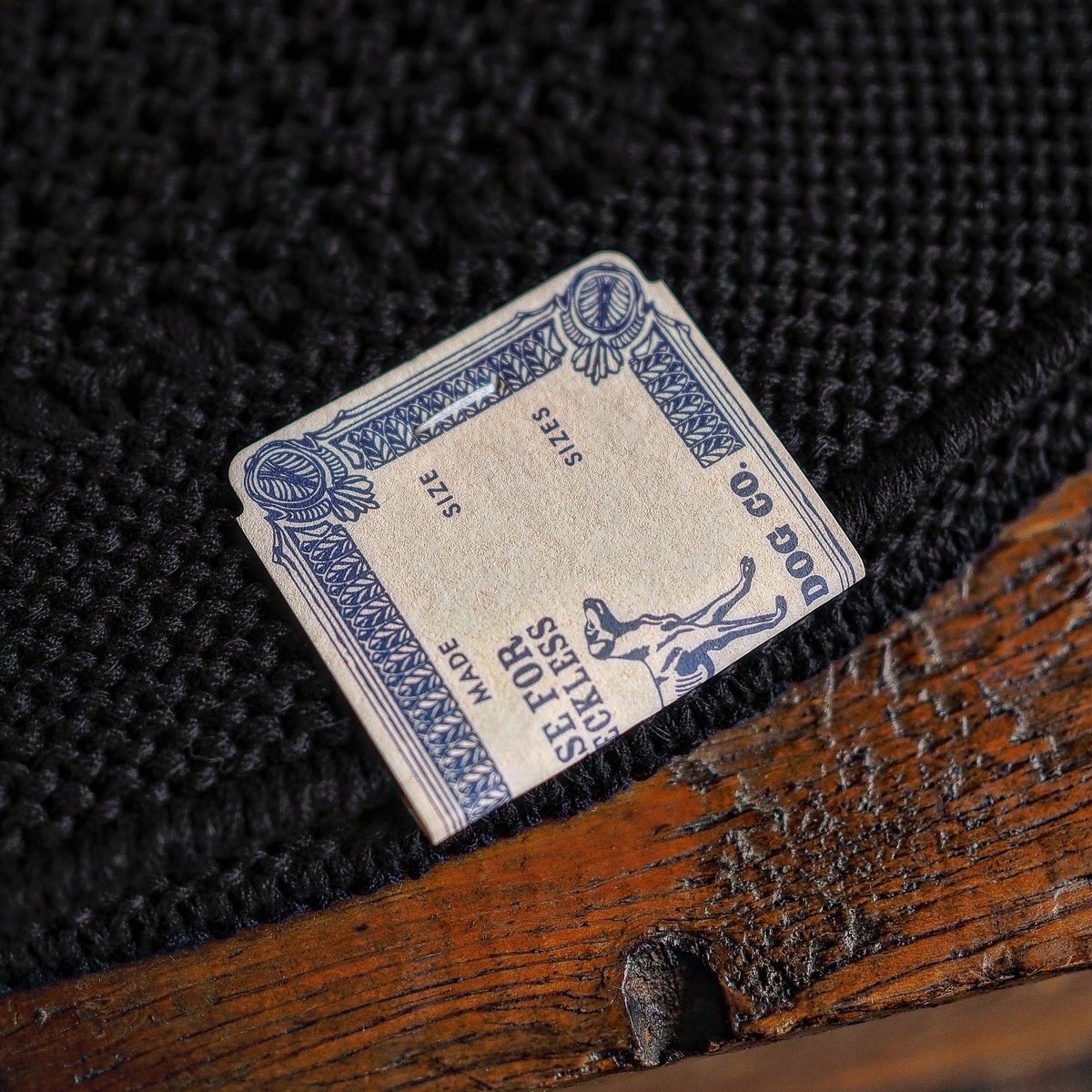 THE H.W.DOG&CO. ／ KNIT HAT -Black- | CALIFORNIA