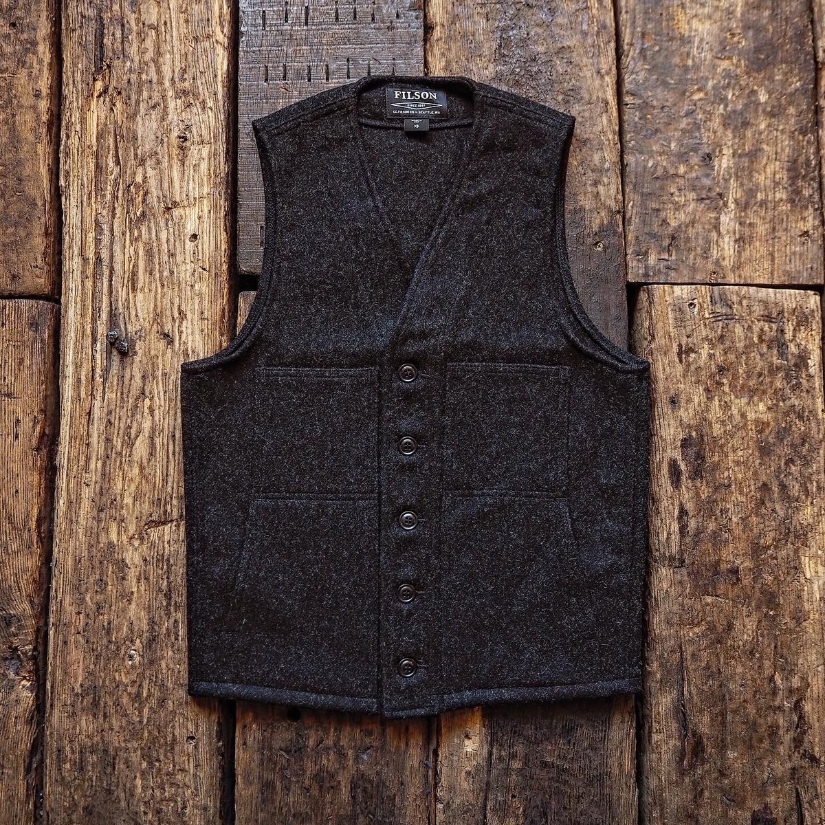 トップス MACKINAW WOOL VEST / L / FILSON 楽天市場】FILSON フィルソン Mackinaw Wool Vest マッキーノウール