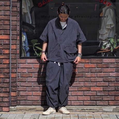 HAVERSACK / Stand collar pullover military shirts
