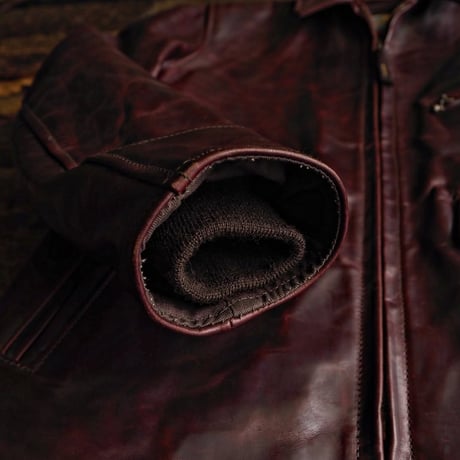 Aero Leather / LOGN HALF BELT -Cordovan-