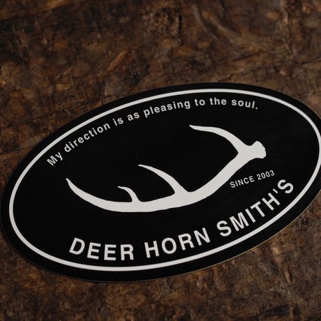 DEER HORN SMITH'S / Round Sticker