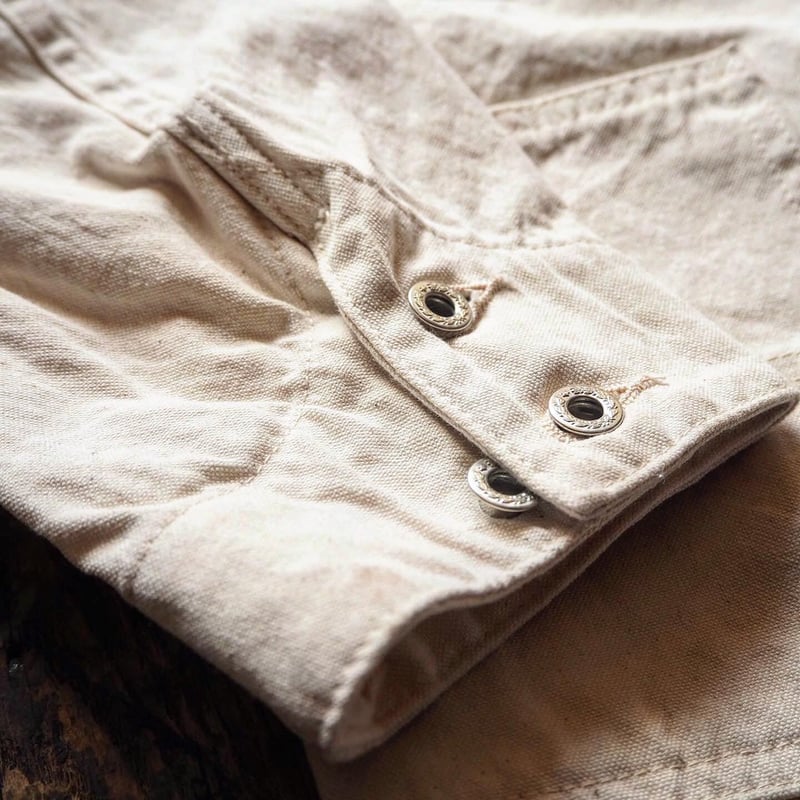 FULLCOUNT / WHITE CANVAS COVERALL JACKET | CALI FULLCOUNT / WHITE CANVAS COVERALL JACKET | CALI