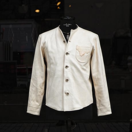 DEER HORN SMITH’S / NO COLLAR JACKET "DEER LEATHER"