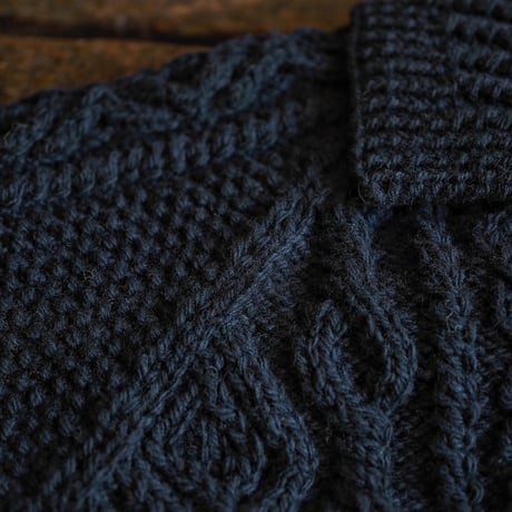 INVERALLAN / 3A LUMBER CARDIGAN "CHARCOAL"