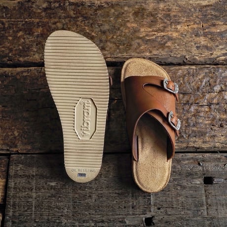 LIGHT MARKER ／ DOUBLE MONK STRAP SANDAL -Special Buckle-