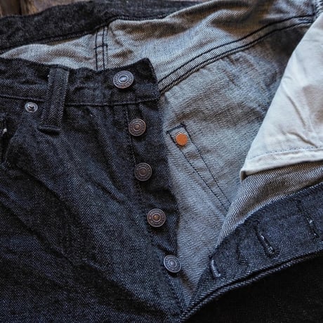 FULLCOUNT /  0105 BK WIDE DENIM (One Wash)