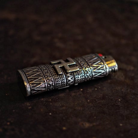 DUCK TAIL / Silver Lighter Case ”卍”