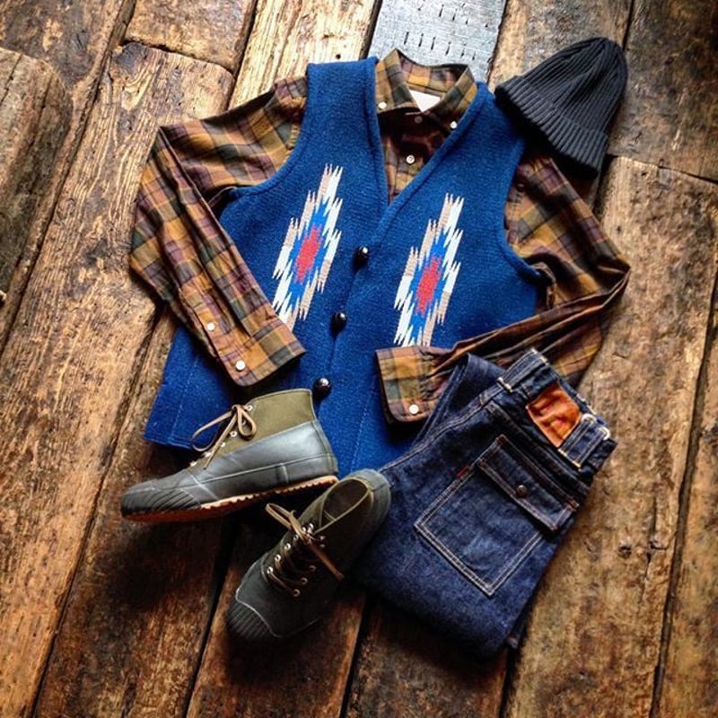 ラ*リ様 オルテガベスト　38 ORTEGA'S / VEST (NAVY 38インチ) | CALIFORNIA HA