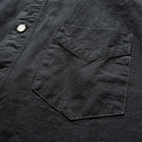 FULL COUNT / Stand Collar Chambray Shirt