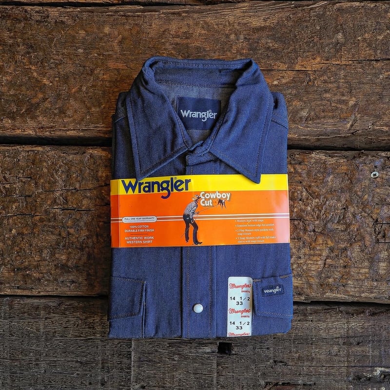 「 専用 」☆ Wrangler 【在庫処分】 ラングラー WESTERN WORKSHIRTS 未洗い デニム