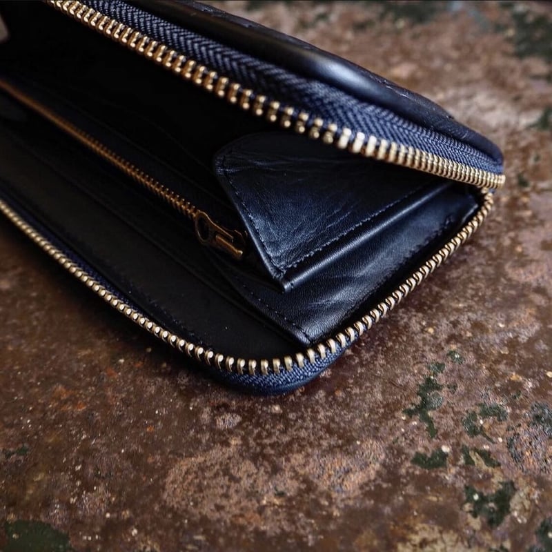 BACKDROP Leathers / ZIP WALLET (TW RING付) | CAL