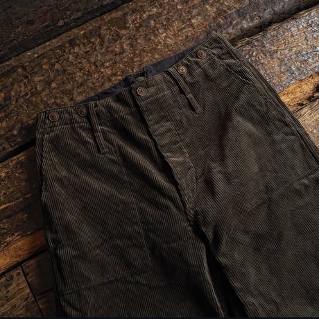 Nigel Cabourn／FRENCH WORK PANTS -8W CORDUROY-