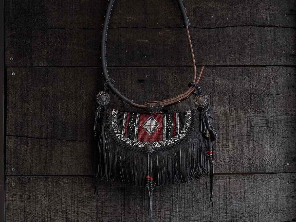 梟唄OWLSONG / DEER LEATHER BEADING BAG SETUP | CA 梟唄OWLSONG / DEER LEATHER BEADING BAG SETUP | CA