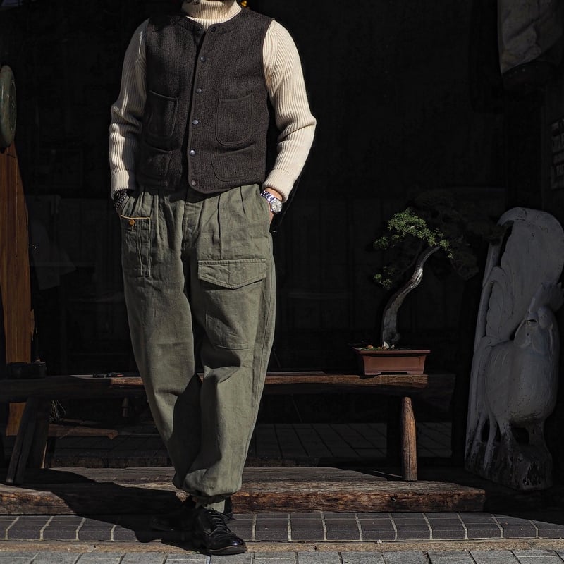 nigelcabourn×LYBRO/MILITARY PANT ジャパンデニム オールラウンドプレイヤー》FACTORY JEAN – ナイジェル