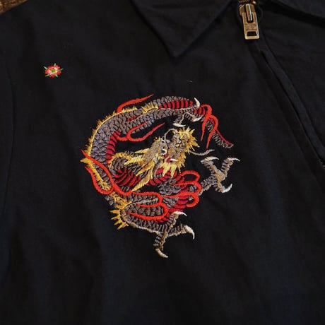 FULLCOUNT ／ Classic Tattoo Embroidery Sport Jacket Original Drawing by “HORIDAI”