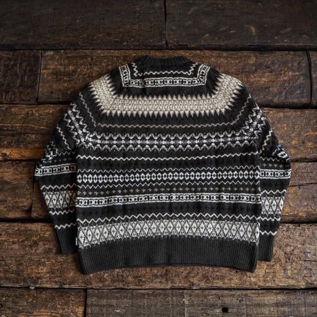 Barbour ／ Hase Fairisle Crew Neck Sweater