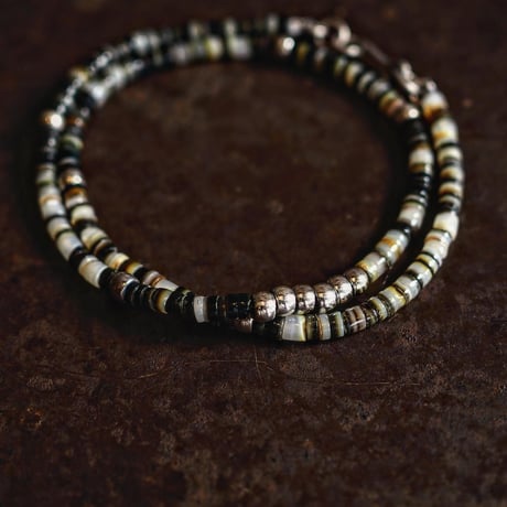 DUCK TAIL ／Heishi Beads Necklace "Type-A"