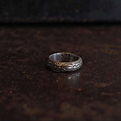 Ray Adakai ／ Round Stamp Work Ring