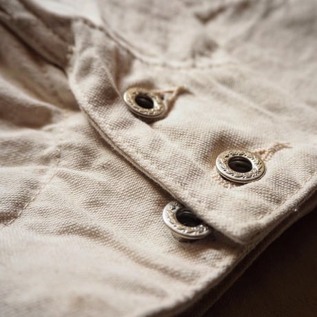 FULLCOUNT / WHITE CANVAS COVERALL JACKET