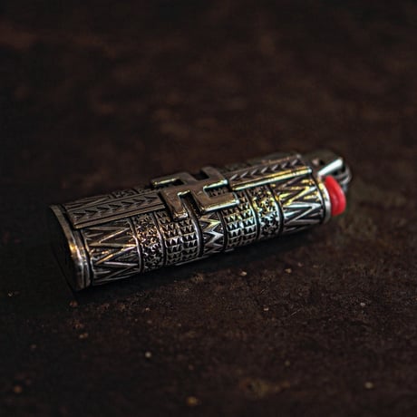 DUCK TAIL / Silver Lighter Case ”卍”