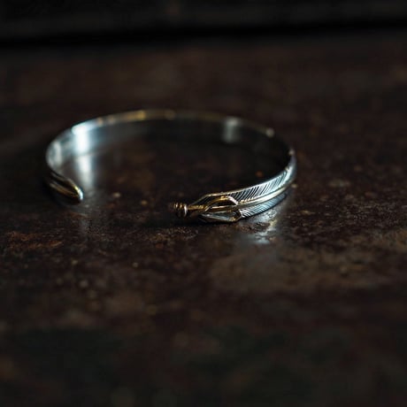 John Nelson ／ FEATHER BANGLE 12K G.F -6mm-