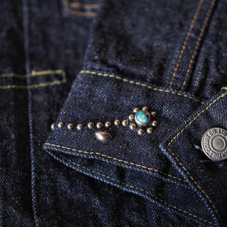 FULLCOUNT×HTC ／ ２１０７HTC (Type-1 On Studs Denim Jacket -by Zip Stevenson HTC-)