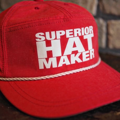 THE H.W.DOG&CO. ／ SQUARE CAP -Red-