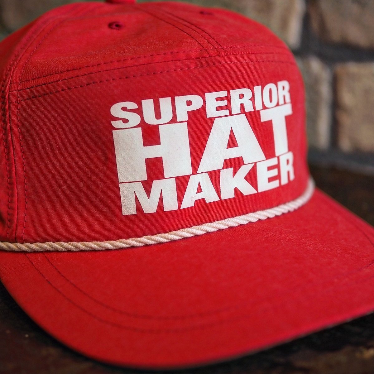 THE H.W.DOG&CO. ／ SQUARE CAP -Red- | CALIFORNIA