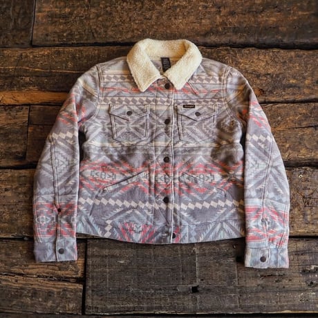 Wrangler ／ W's Cotton Blanket Boa Lined Jacket